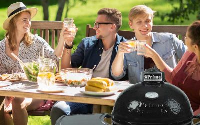 Kamado Style Charcoal Grill – Primo Grill