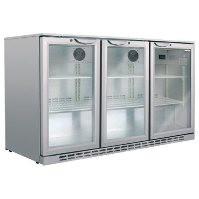 Husky – Classic Bar Fridge – Triple Door 266L