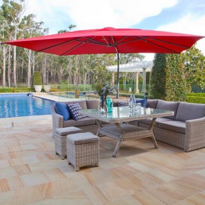 Shelta Savannah 4x3m Rectangular Cantilever Umbrella