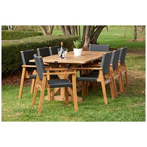 Parker Boyd - Corona & Corfu 9 piece Dining Setting