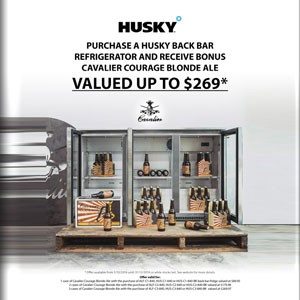 Husky – Alfresco Bar Fridge – Double Door 190L