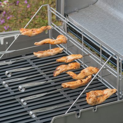 Weber® Elevations Tiered Grill Rack & Skewer Set