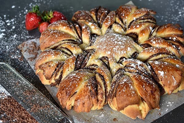 Chocolate Brioche Star