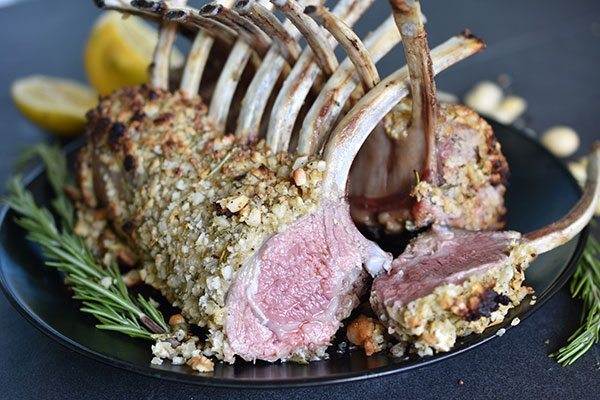 Macadamia and Lemon Myrtle Crusted Lamb