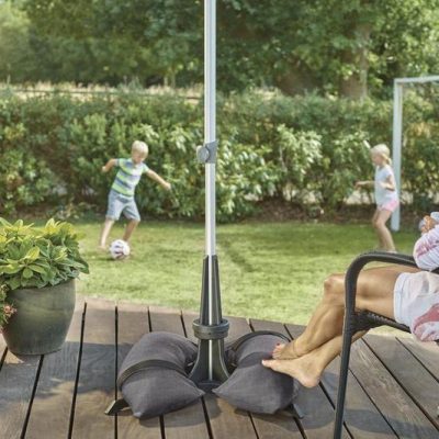 Baser Garden Parasol Base 30kg - Dark Grey