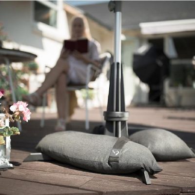 Baser Garden Parasol Base 30kg - Dark Grey