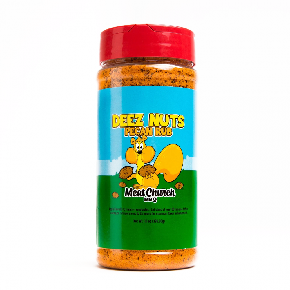 Meat Church – Deez Nuts Honey Pecan BBQ Rub 14oz