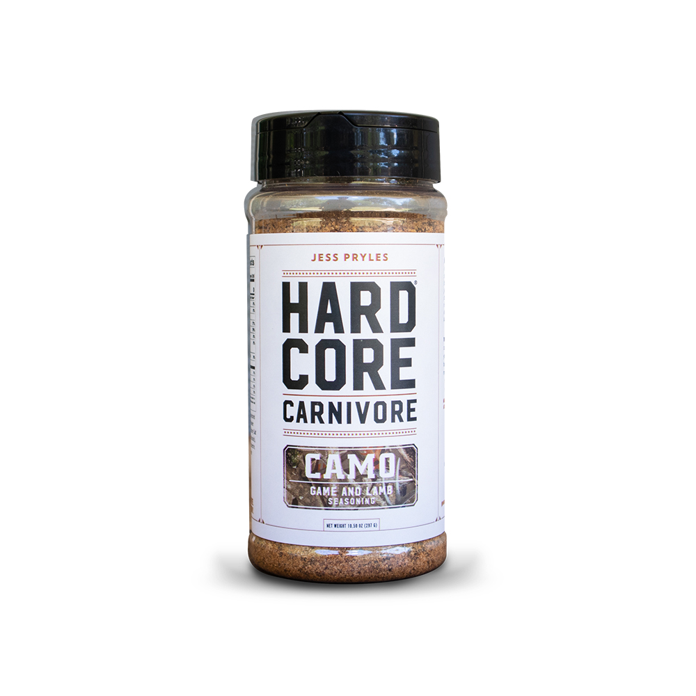 Hardcore Carnivore - BBQ Rub - Camo Shaker Jar