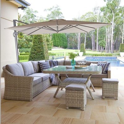 Shelta Lynden 2.8M Square Cantilever Umbrella