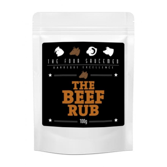 The Four Saucemen Beef Rub Zip Lock Bag 100g