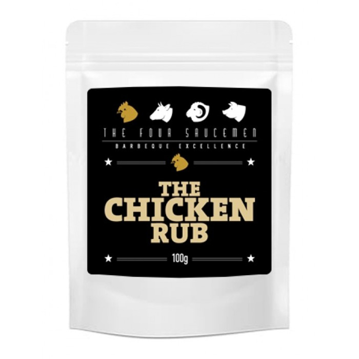 The Four Saucemen Chicken Rub Zip Lock Bag 100g